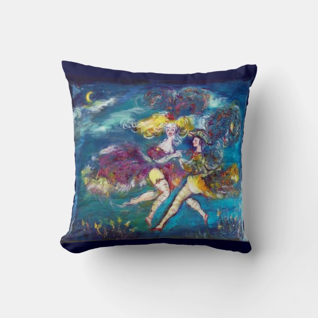 MASQUERADE DANCING AND MUSIC IN THE NIGHT CUSHION (Front)