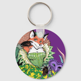 Masquerade Fox Keychain