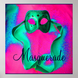 "Masquerade I" Poster - Customisable