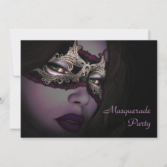 Masquerade Invitation (Front)