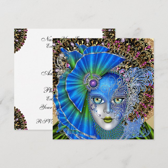 Masquerade Invitation (Front/Back)