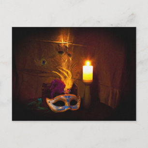 Masquerade Mask Postcard