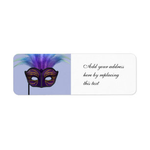 Masquerade Mask Return Address Label