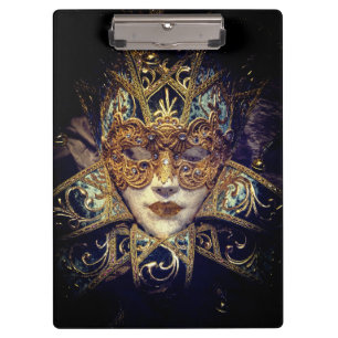 Masquerade mask Victorian elegant gothic black Clipboard