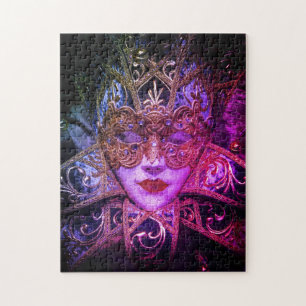 Masquerade mask victorian elegant gothic jigsaw puzzle