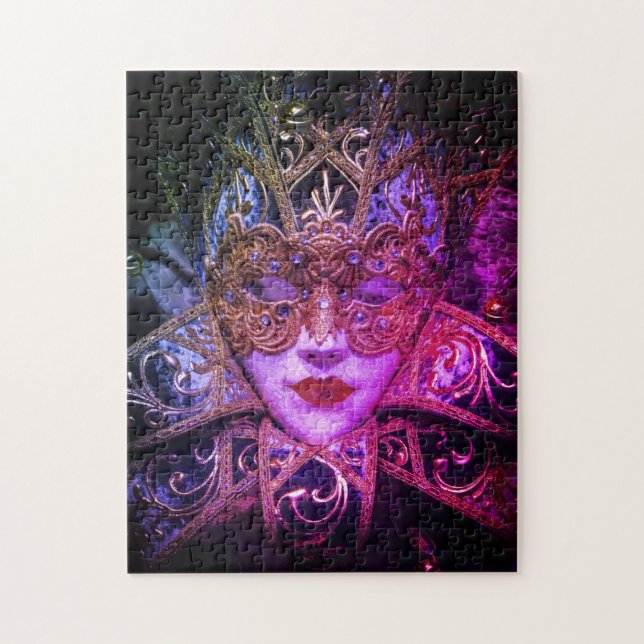 Masquerade mask victorian elegant gothic jigsaw puzzle (Vertical)