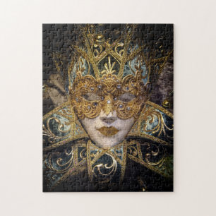 Masquerade mask Victorian elegant gothic Jigsaw Puzzle