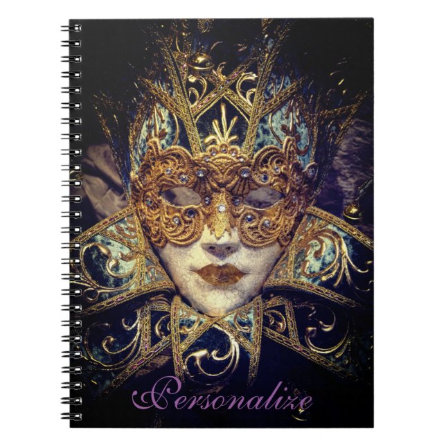 Masquerade mask Victorian elegant gothic Notebook (Front)