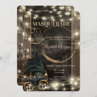 Masquerade Masque String Lights 30th Birthday