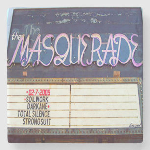 Masquerade, Masquerade Atlanta, Masquerade Stone Coaster