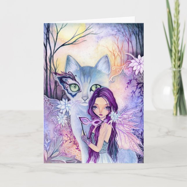 Masquerade night - blank card (Front)