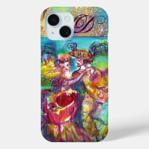 MASQUERADE NIGHT / CARNIVAL DANCE MONOGRAM iPhone 15 CASE