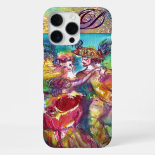 MASQUERADE NIGHT / CARNIVAL DANCE MONOGRAM iPhone CASE