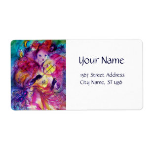 MASQUERADE NIGHT Carnival Musician in Pink Costume