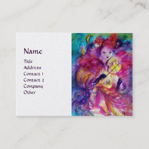 MASQUERADE NIGHT Music,Decor,Theatre Artist Business Card