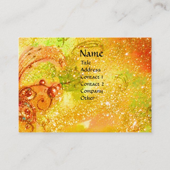 MASQUERADE NIGHT Music,Decor,Theatre Artist Business Card (Front)