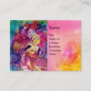MASQUERADE NIGHT Music,Decor,Theatre Artist Business Card