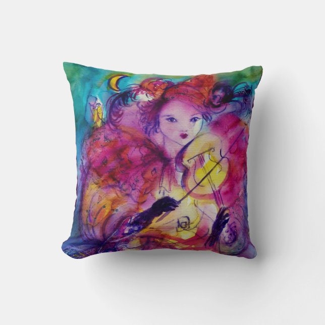 MASQUERADE NIGHT / Venetian Carnival Night Cushion (Front)
