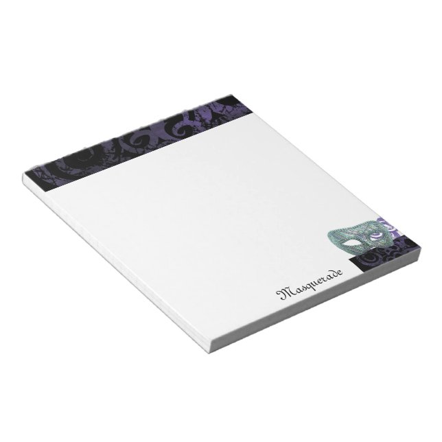 Masquerade Notepad (Angled)