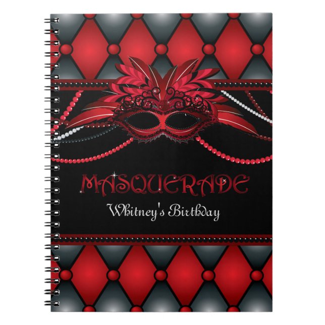 Masquerade Party Guest Book (Front)