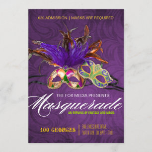 Masquerade Party Invitation