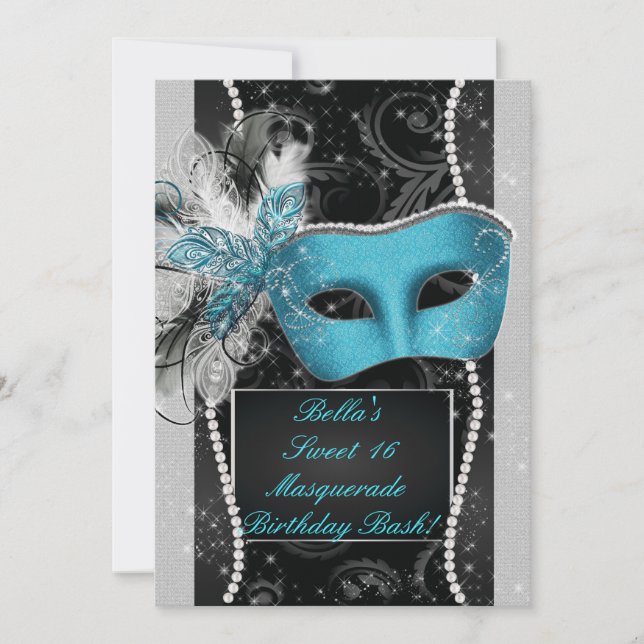 Masquerade Party Invitations (Front)