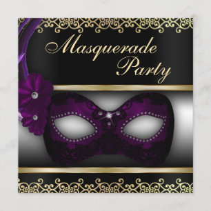 Masquerade Party Invite