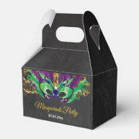 Masquerade Party Magical Night Green Purple Gold