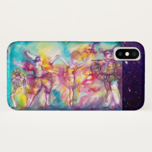 MASQUERADE PARTY,Mardi Gras Masks,Dance,Music iPhone X Case