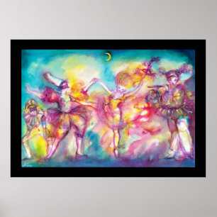 MASQUERADE PARTY,Mardi Gras Masks,Dance,Music Poster