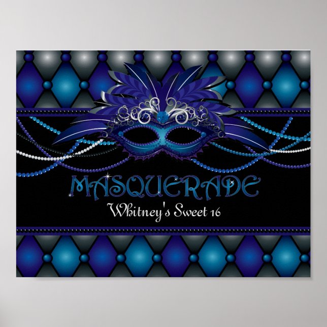 Masquerade Party Poster (Front)