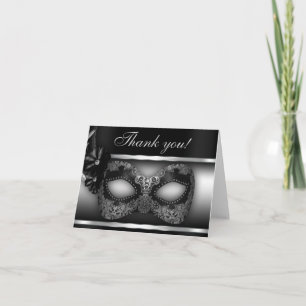 Masquerade Party Thank You Note