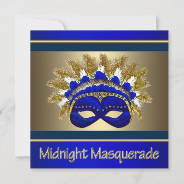 Masquerade Prom Invitations (Front)