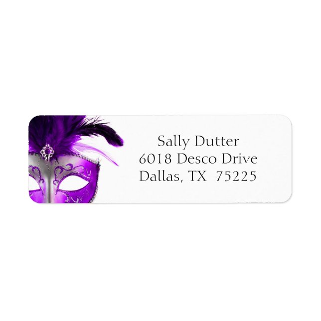 Masquerade RSVP Labels (Front)