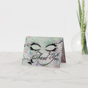 Masquerade Thank You Note Card