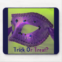 "Masquerade" Trick Or Treat Mousepad- Customisable