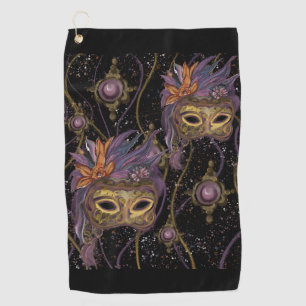 MASQUERADE VENICE  ART      GOLF TOWEL