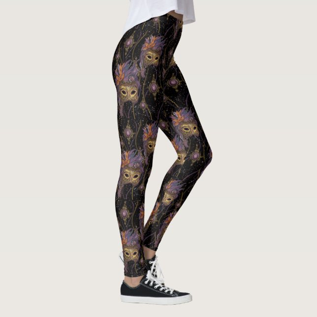 MASQUERADE VENICE  ART      LEGGINGS (Right)