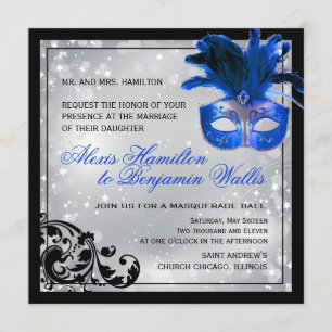 Masquerade Wedding Invitation