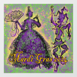 Masquerade Window Cling