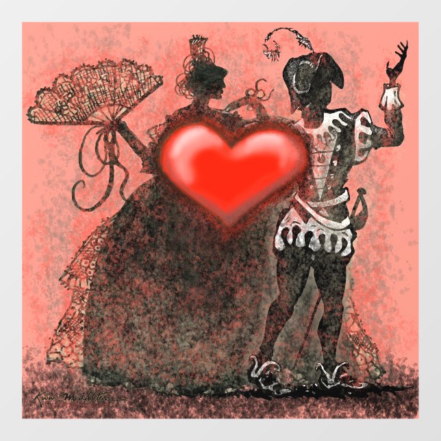 Masquerade Window Cling (Sheet)