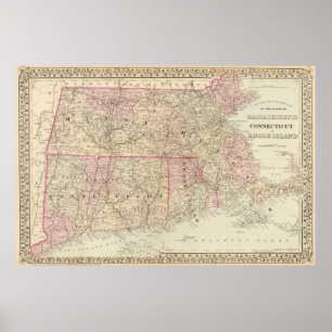Mass, Conn, RI 2 Poster