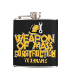 Mass Construction custom flask