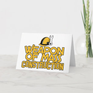 Mass Construction custom greeting cards