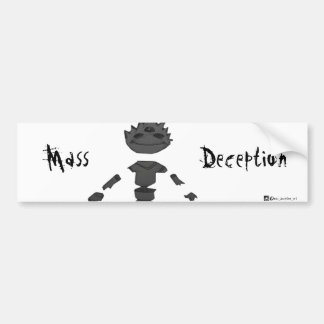Mass Deception Bumper Sticker
