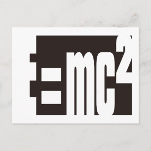 Mass–energy equivalence postcard