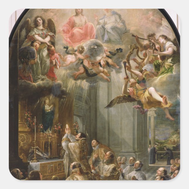 Mass for the Order of Trinitarians, 1666 Square Sticker (Front)