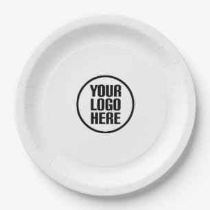 mass Promotional your logo here party supplies Paper Plate
