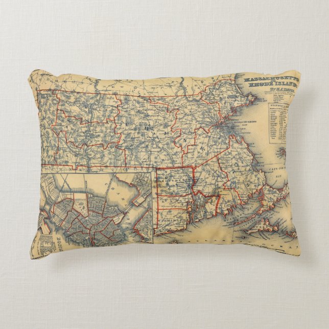 Mass, RI Decorative Cushion (Front)