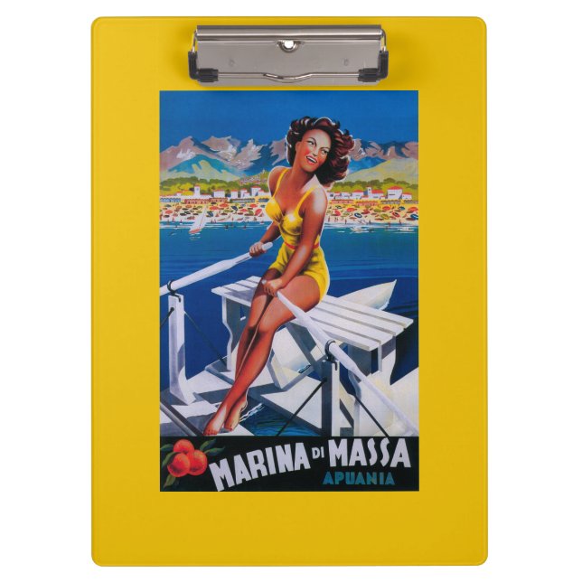 Massa Marina Travel Poster Clipboard (Front)